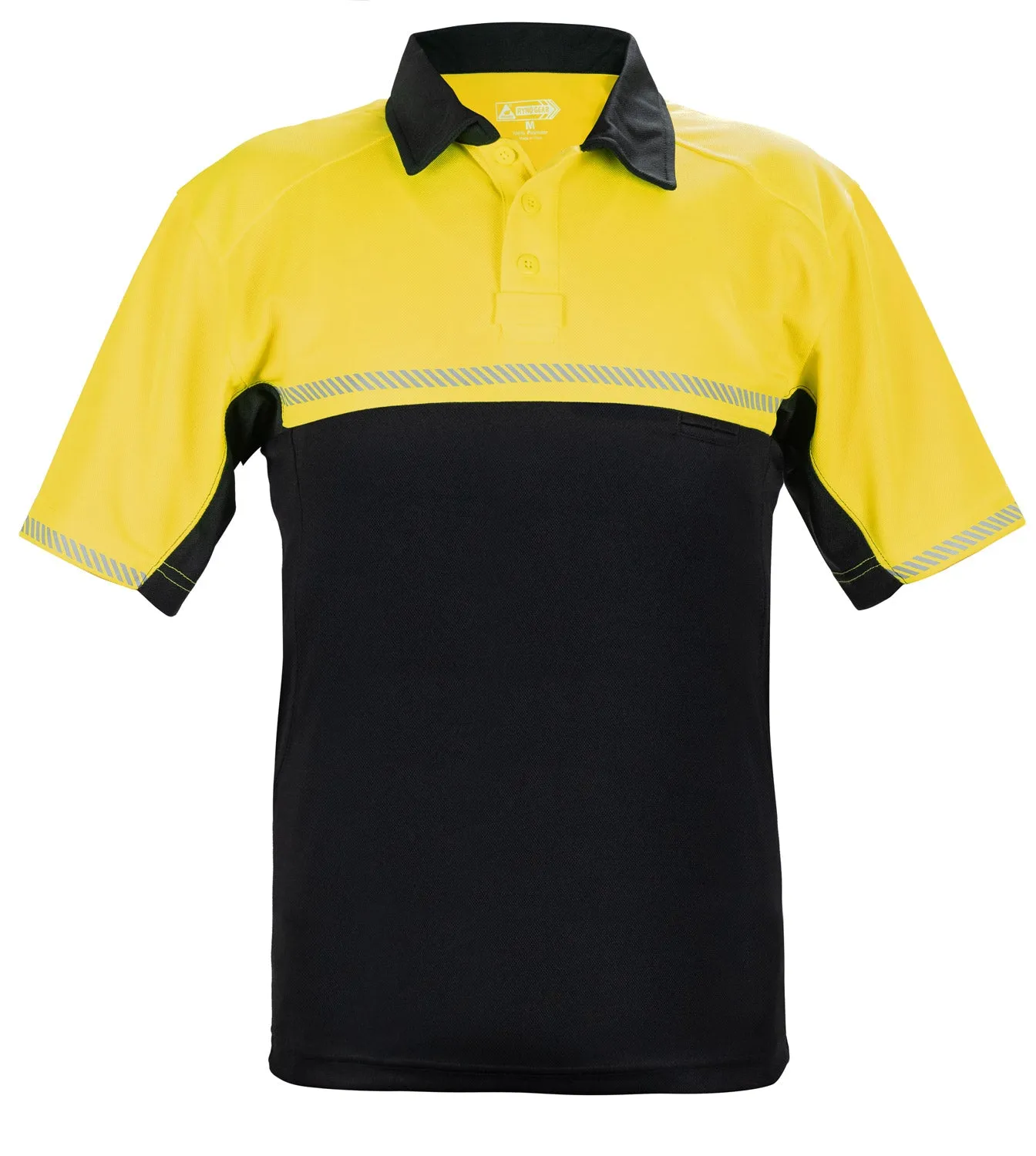 100% Polyester Jersey Knit Two Tone Bike Patrol Polo Shirts