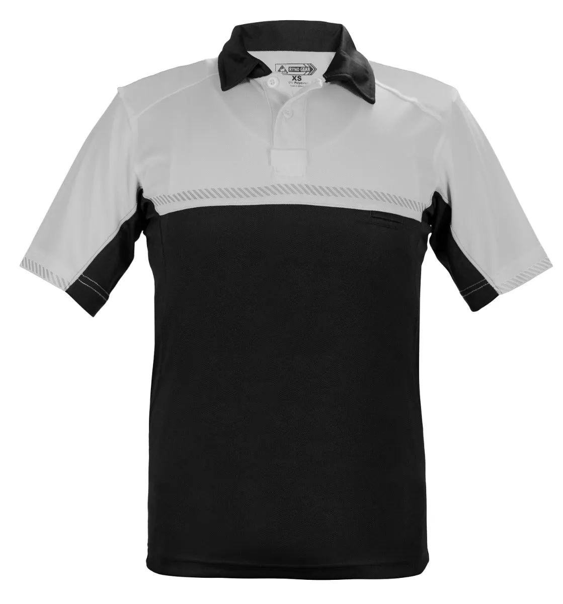 100% Polyester Jersey Knit Two Tone Bike Patrol Polo Shirts