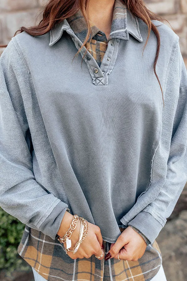 Amazing Style Sweatshirt in Charcoal