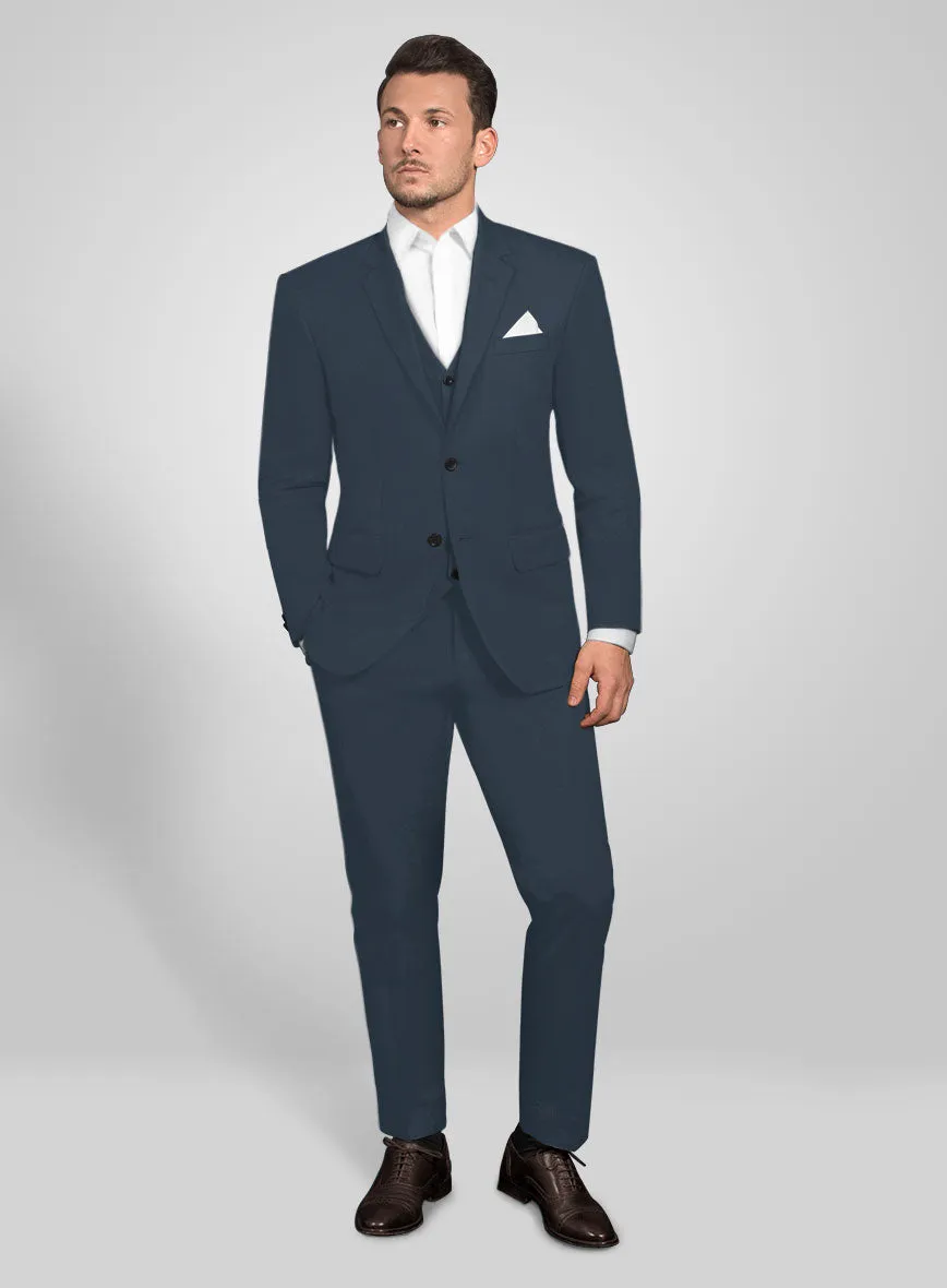 Blue Stretch Chino Suit