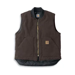 Carhartt Men's Dark Brown Sandstone Vest