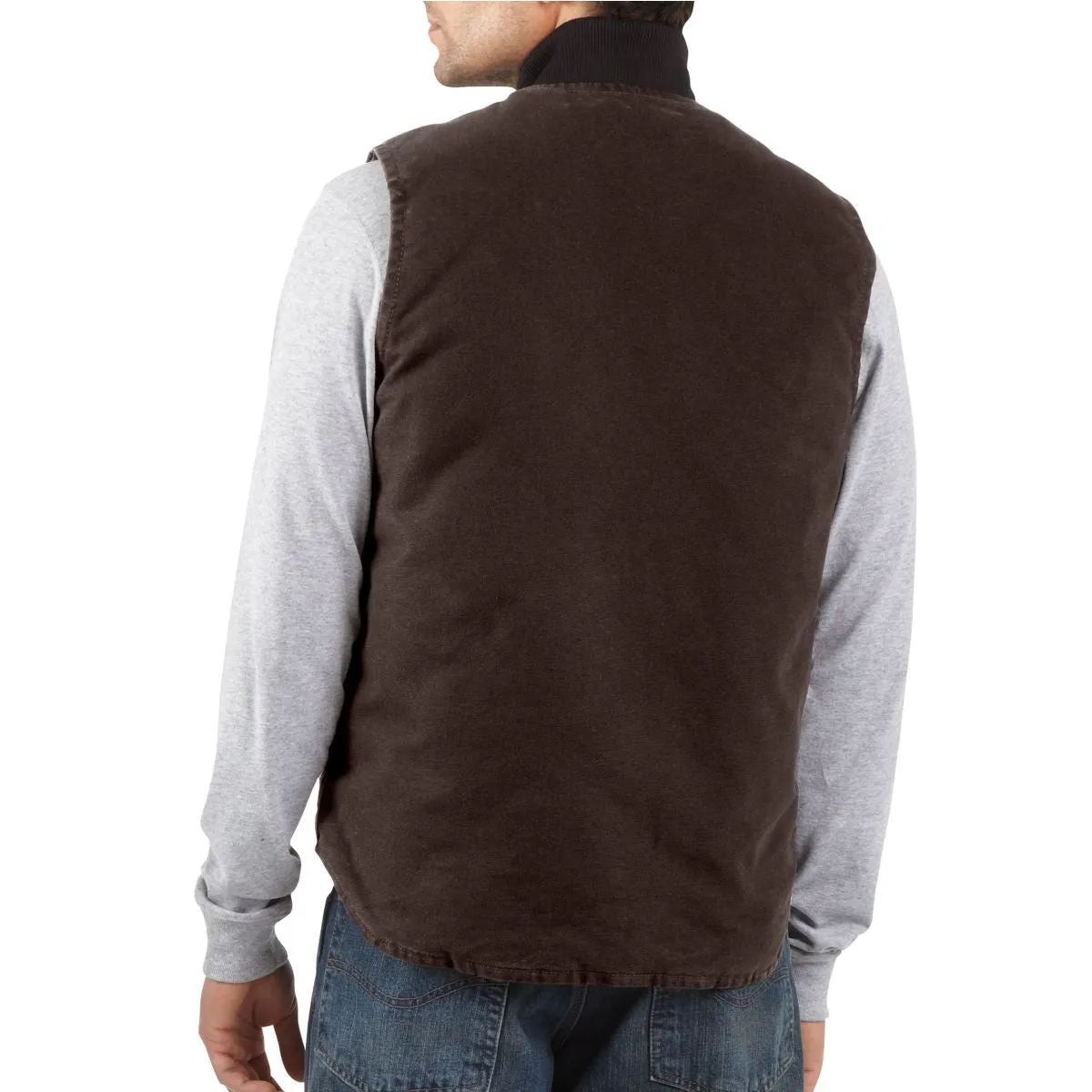 Carhartt Men's Dark Brown Sandstone Vest