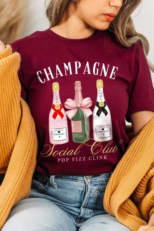 Champagne Social Club Graphic T Shirts