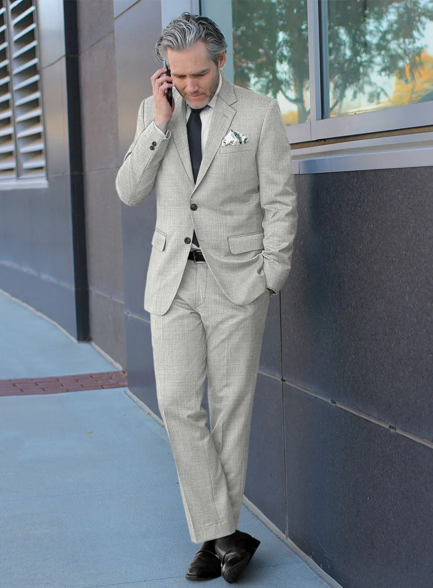 Cloud Gray Wool Suit