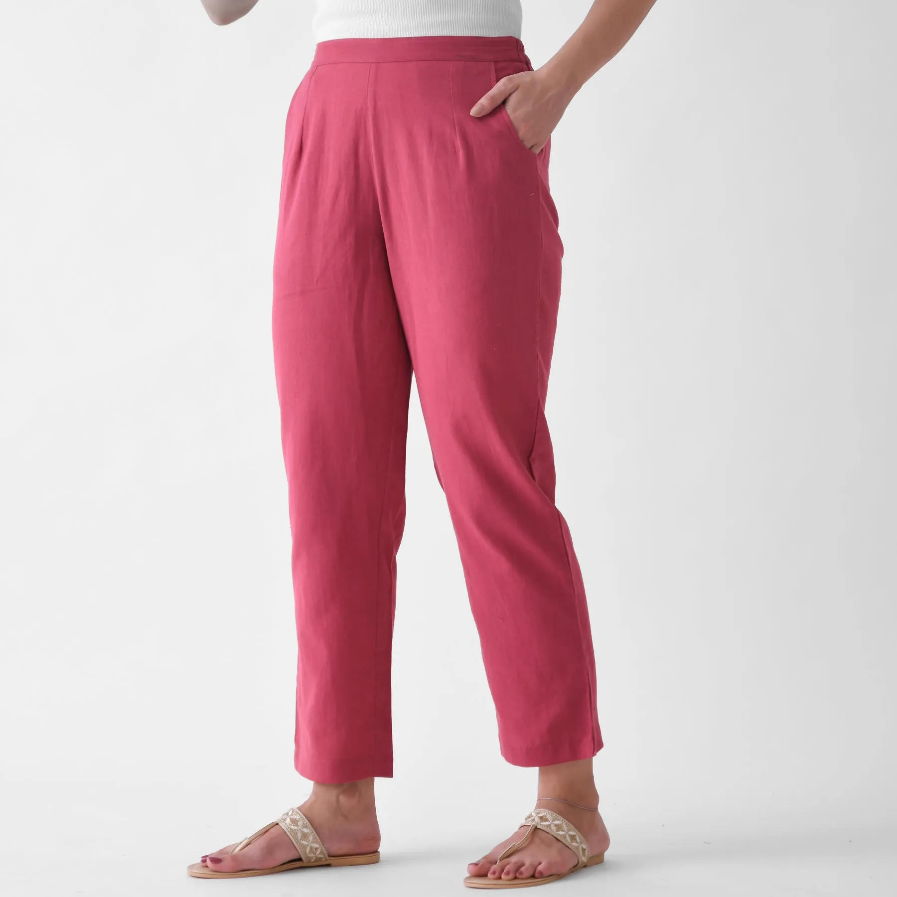 Crimson Cotton AMPM Pants