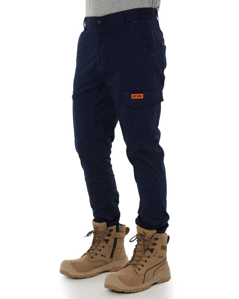 Crossover Slim Fit Jogger Work Pant - Navy