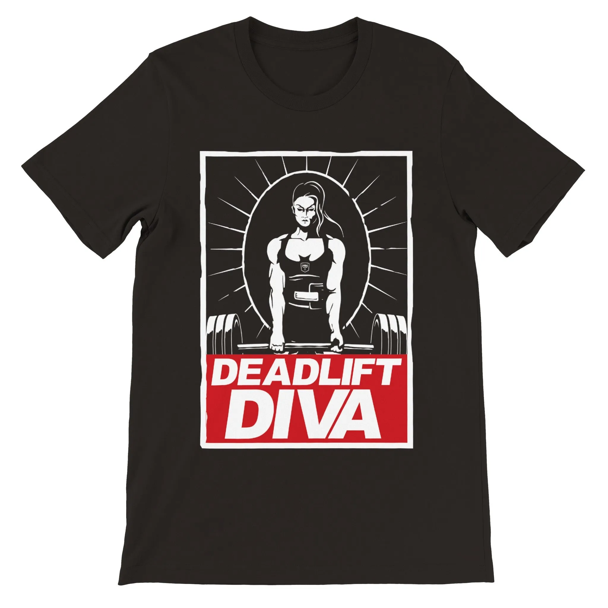 Deadlift Diva - on a Unisex Black Tee