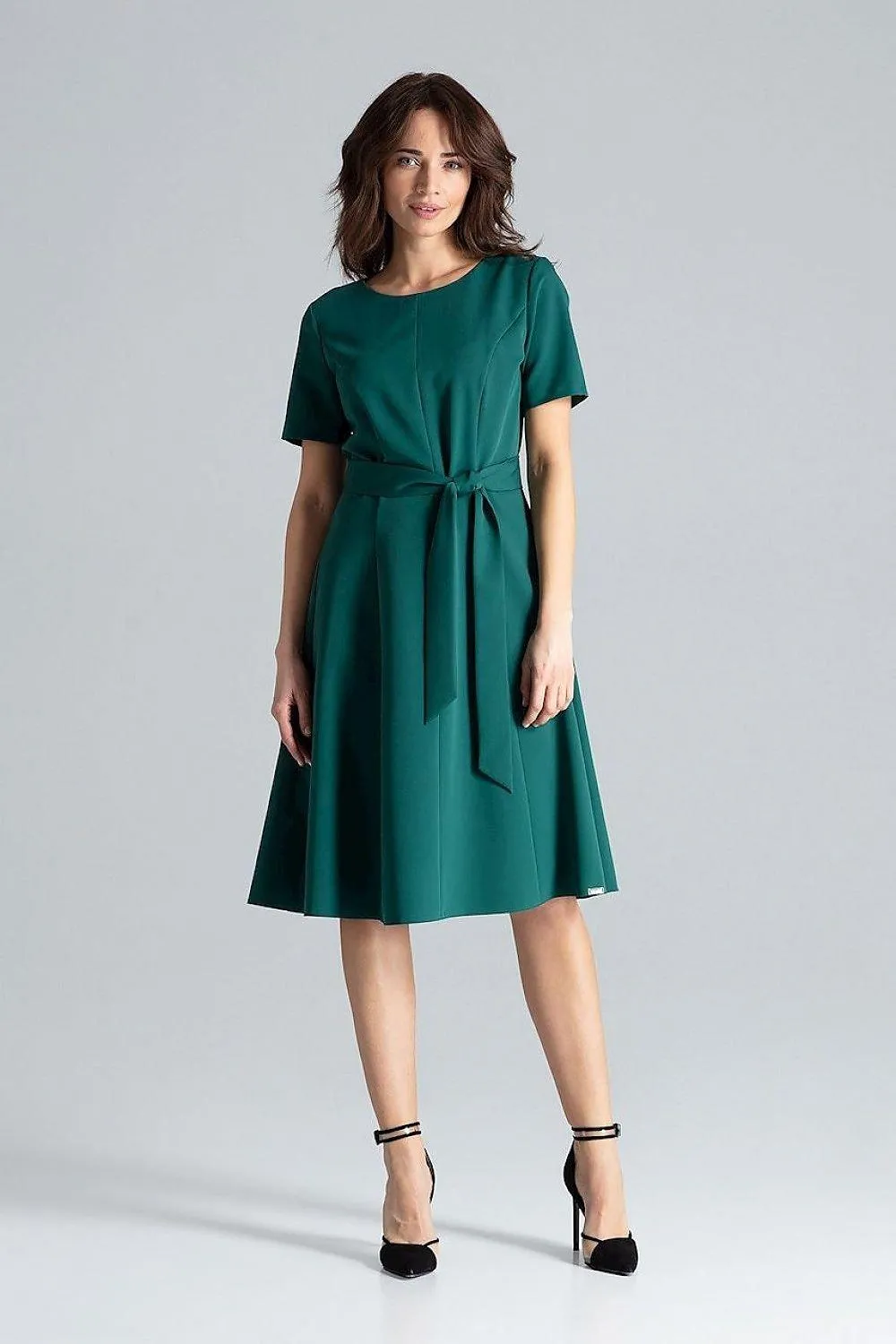 Elegant Midi Dress for Effortless Daytime Style by Lenitif