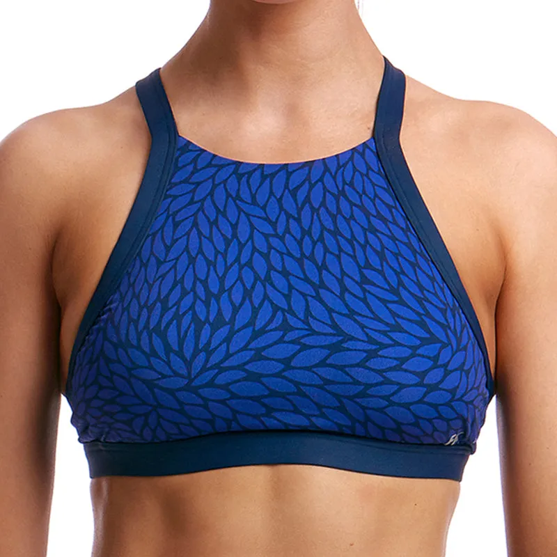 Funkita - Be Leave - Ladies High Neck Crop Top