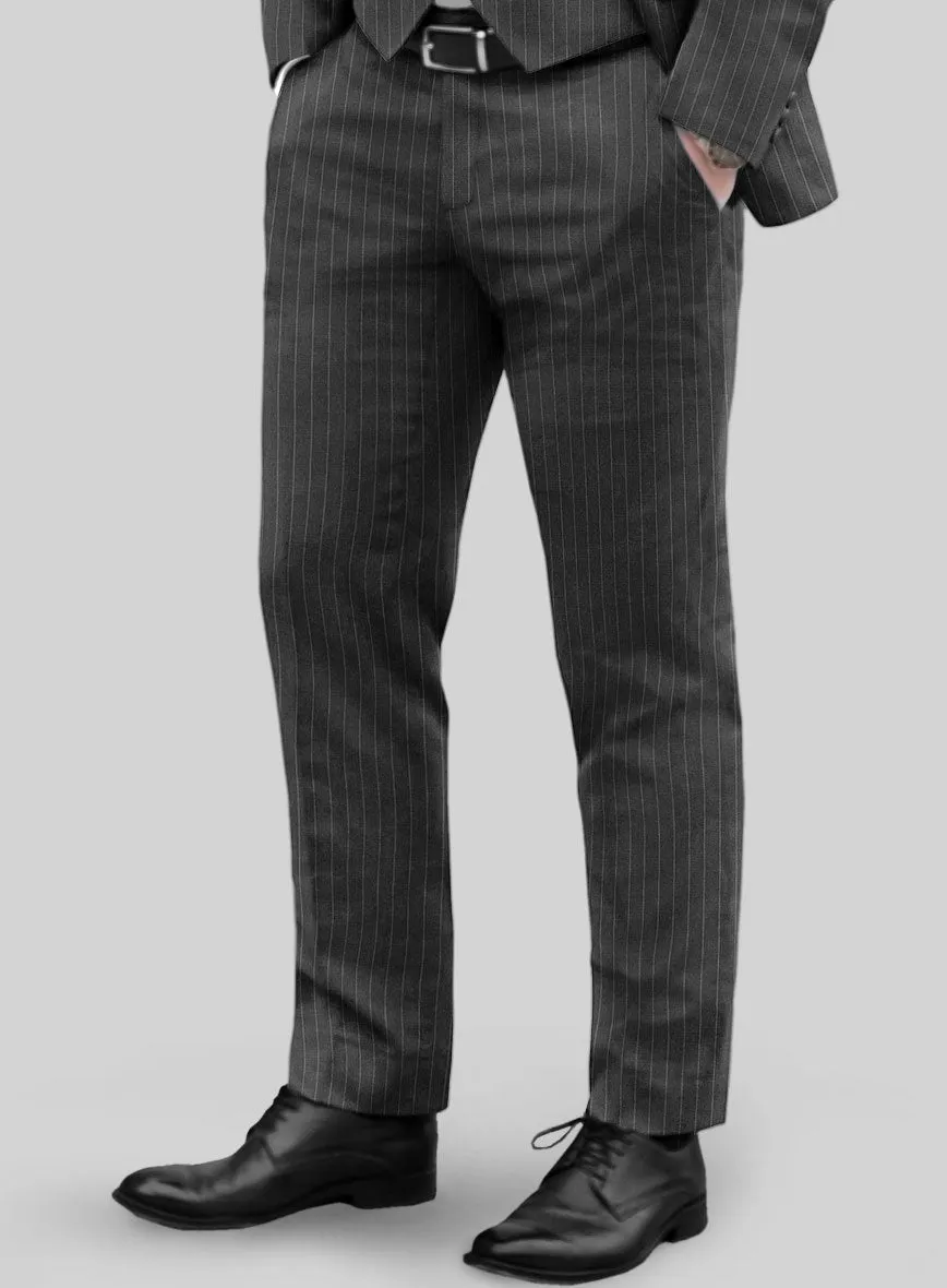 Gray Pinstripe Suit