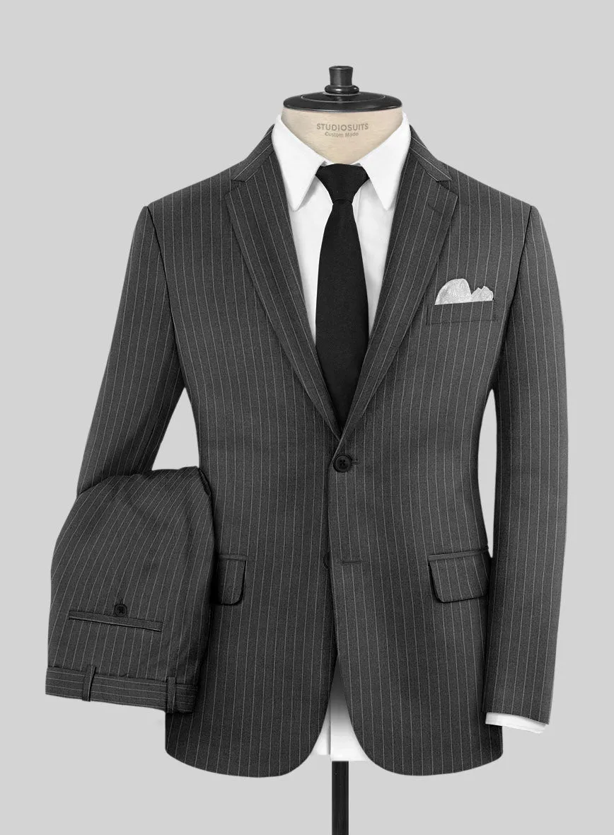 Gray Pinstripe Suit