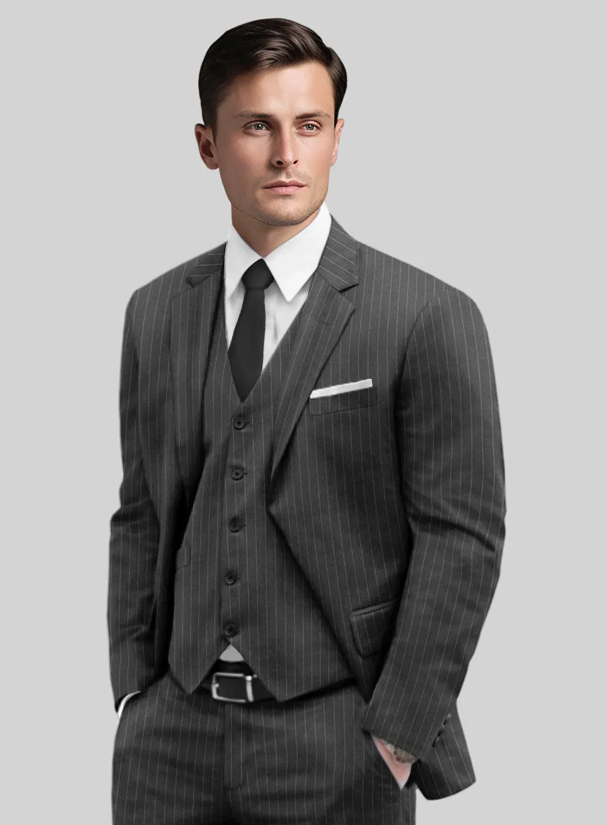 Gray Pinstripe Suit