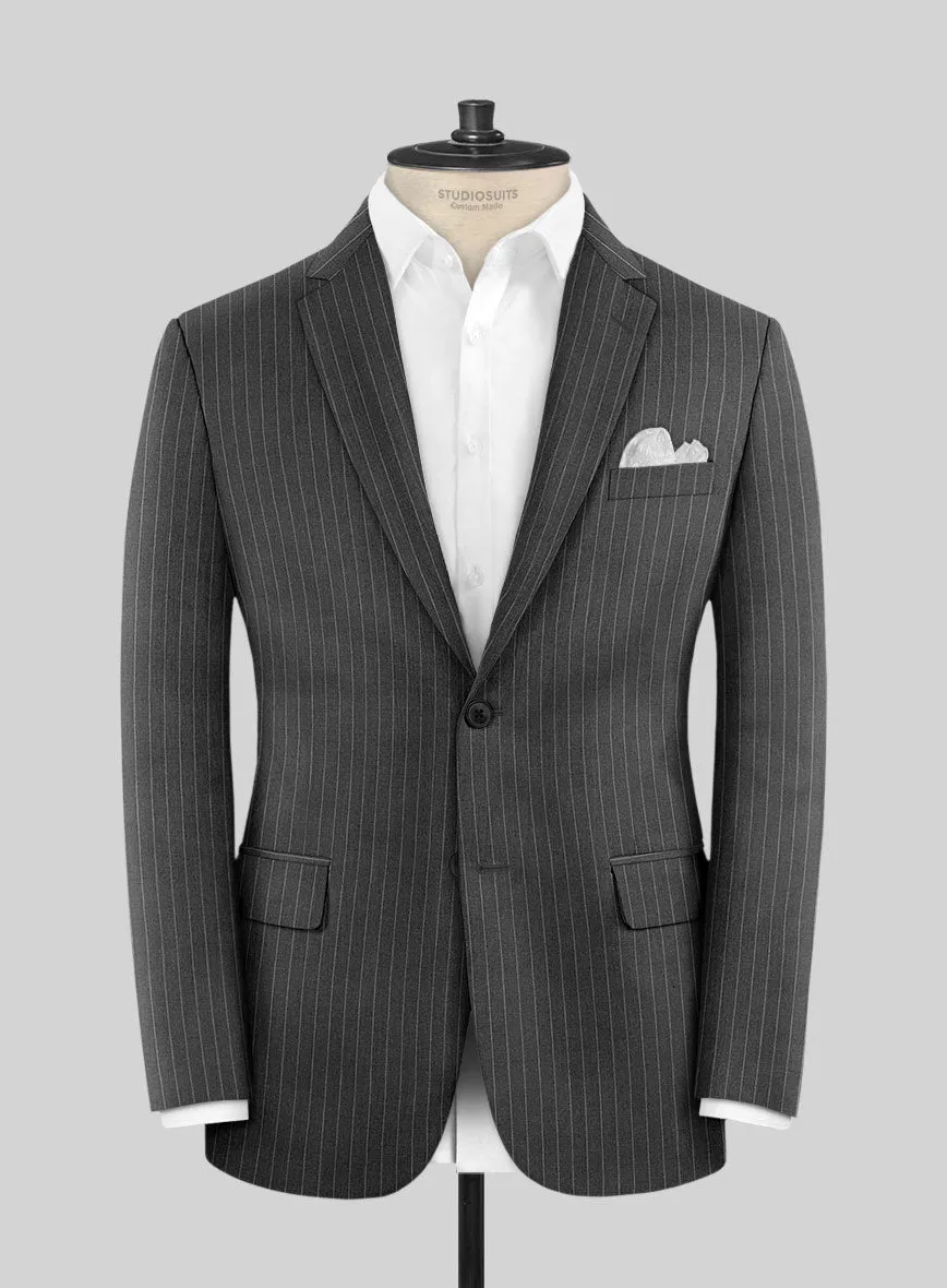 Gray Pinstripe Suit