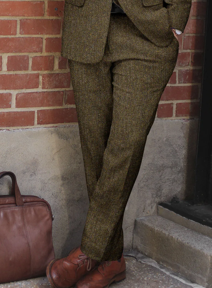 Haberdasher Mustard Brown Tweed Suit