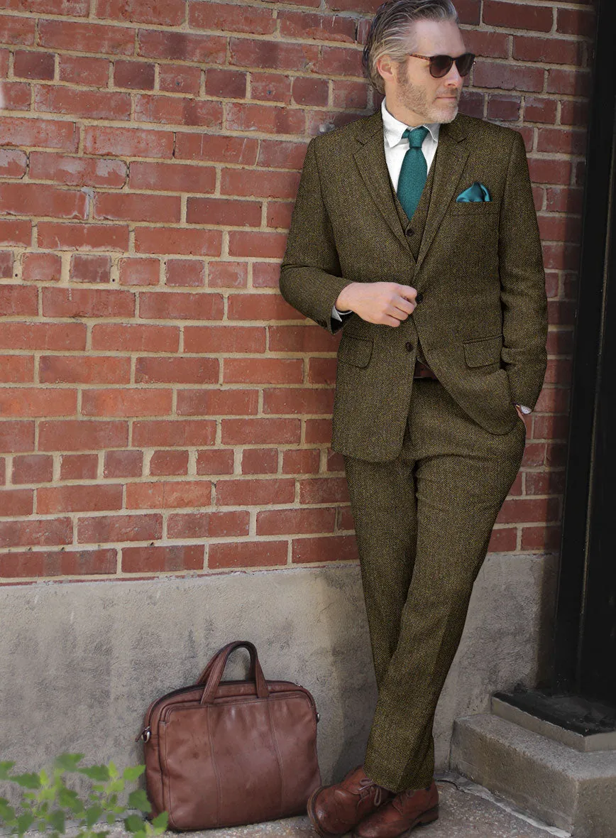 Haberdasher Mustard Brown Tweed Suit