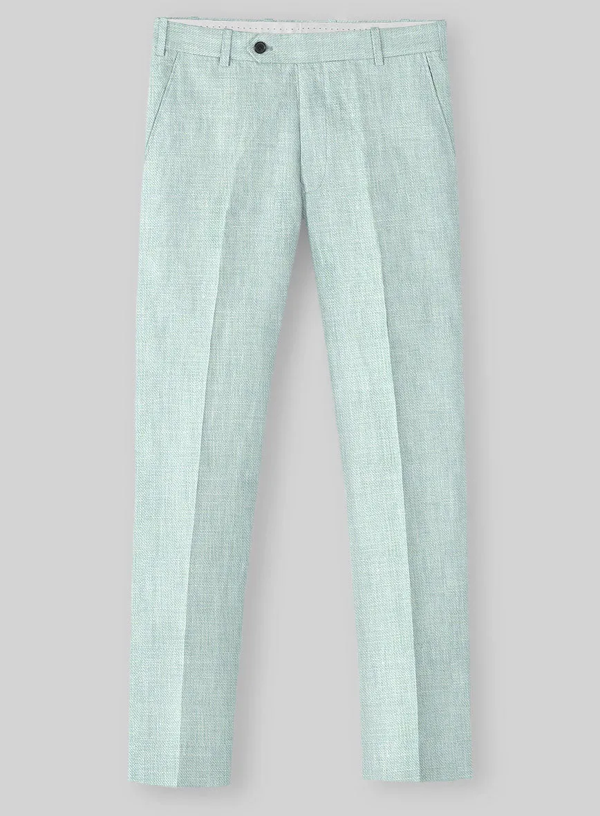 Italian Linen Mint Green Suit