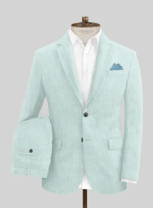 Italian Linen Mint Green Suit