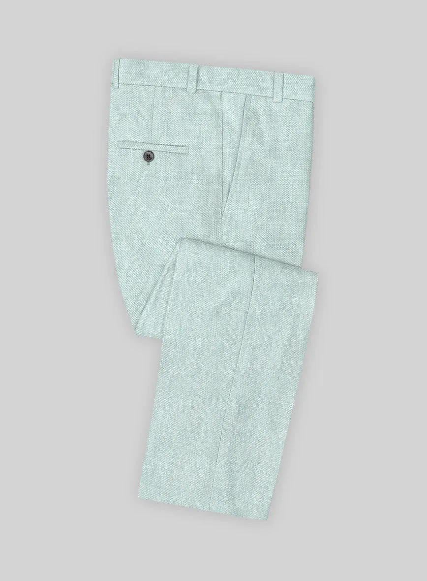 Italian Linen Mint Green Suit