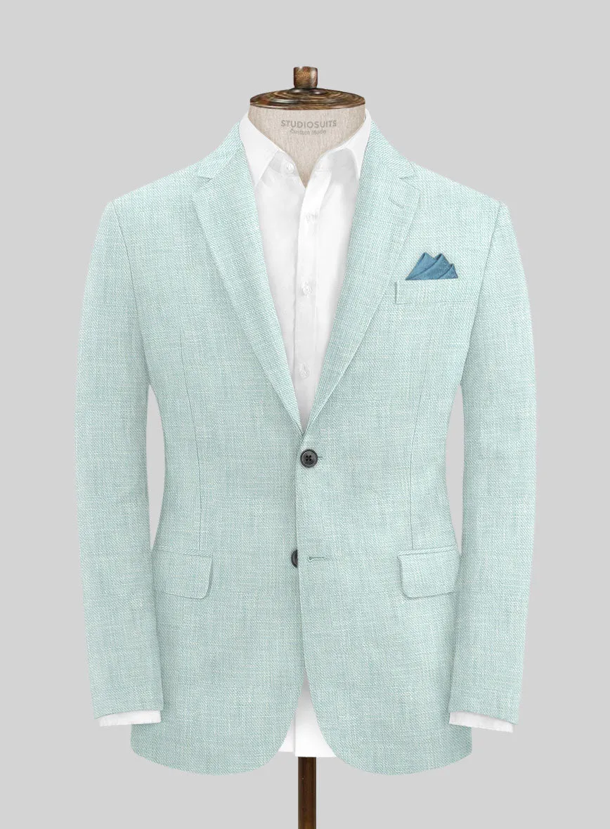 Italian Linen Mint Green Suit