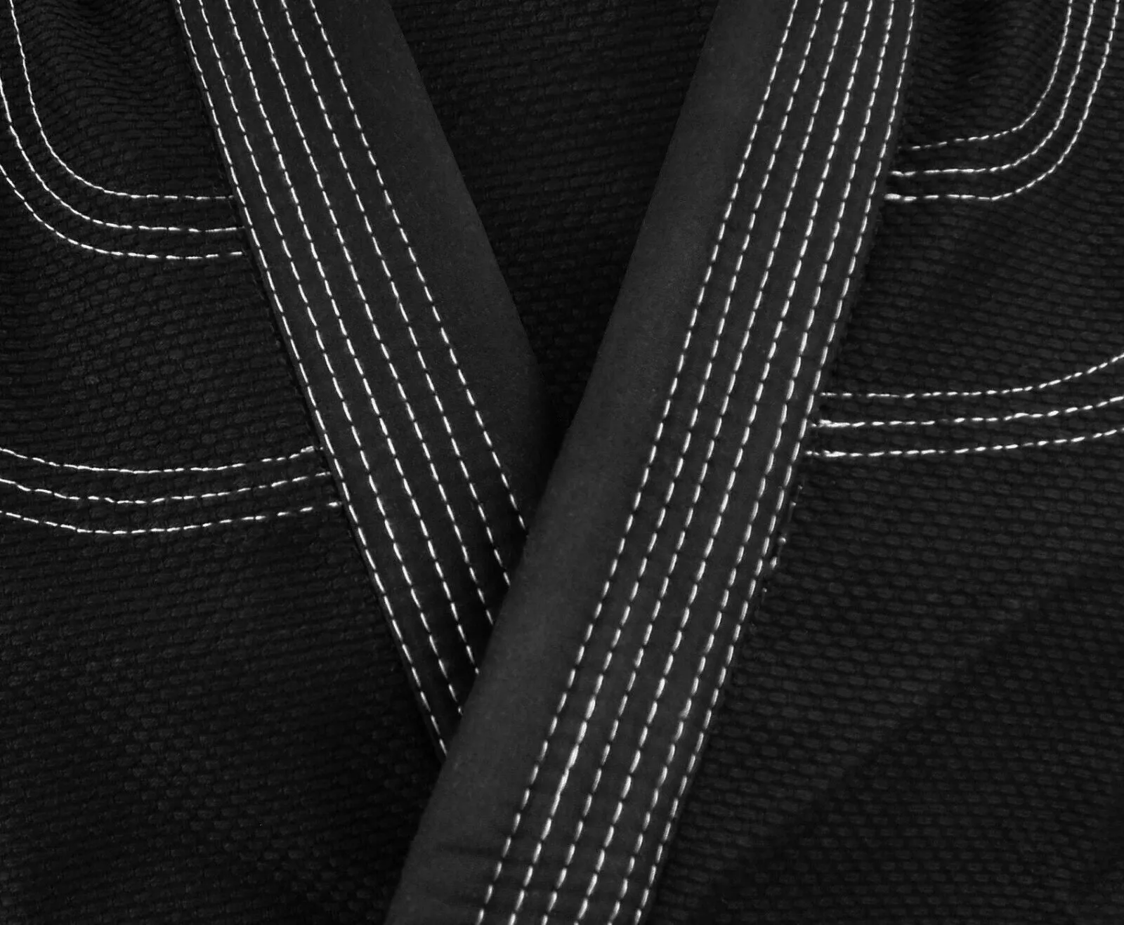 Jiu Jitsu Jacket, Single Weave, Black