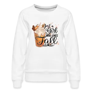 Just A Girl Who Loves Fall Women’s Premium Sweatshirt