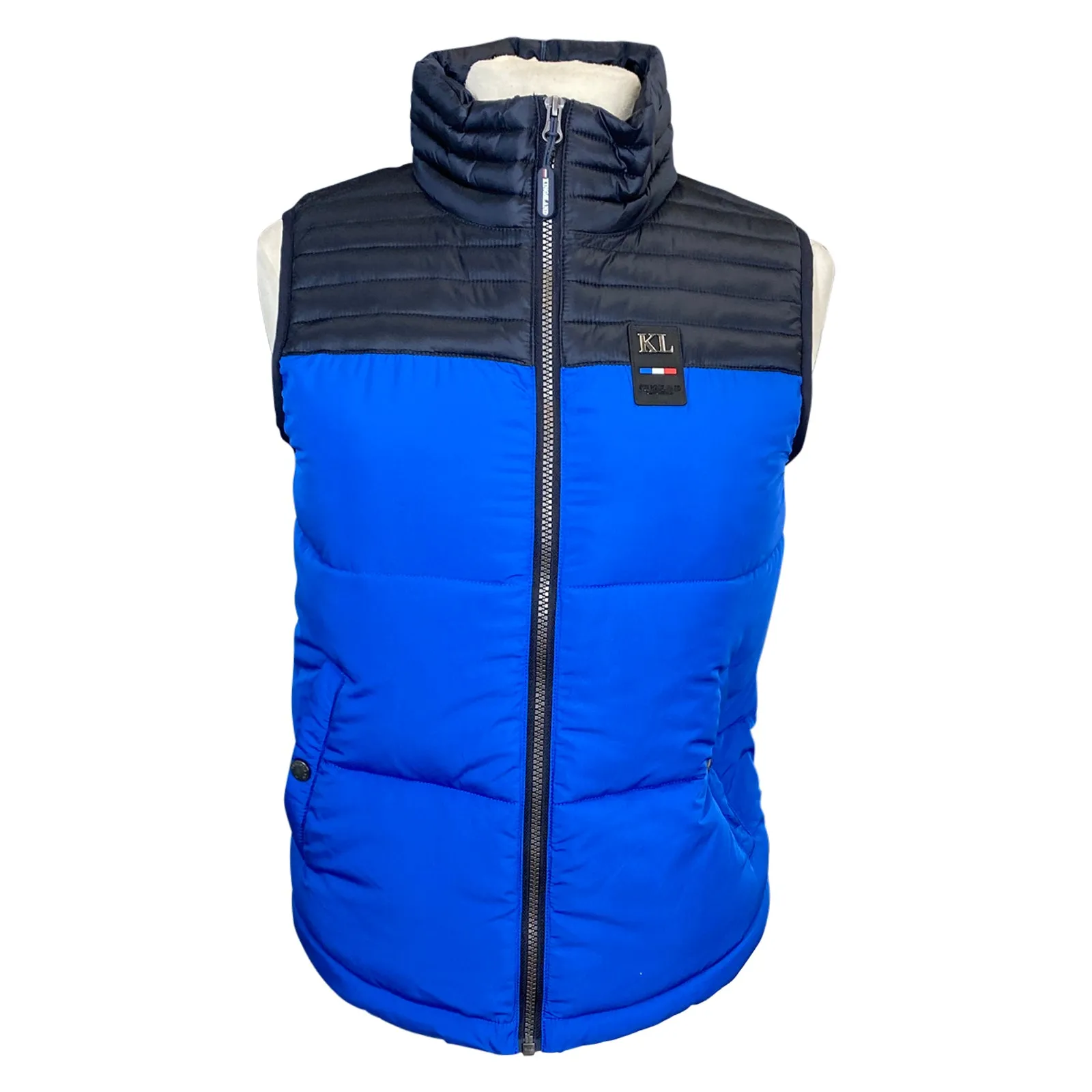 Kingsland 'Dennis' Puffer Vest in Blue Lalique - Unisex XS