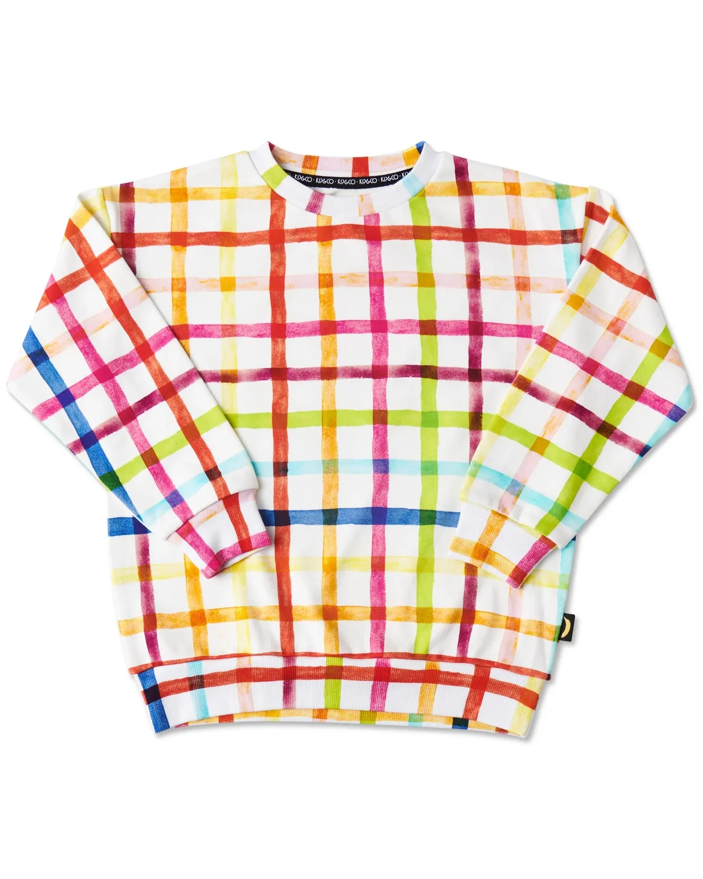 Kip & Co Picnic Check Organic Cotton Sweater