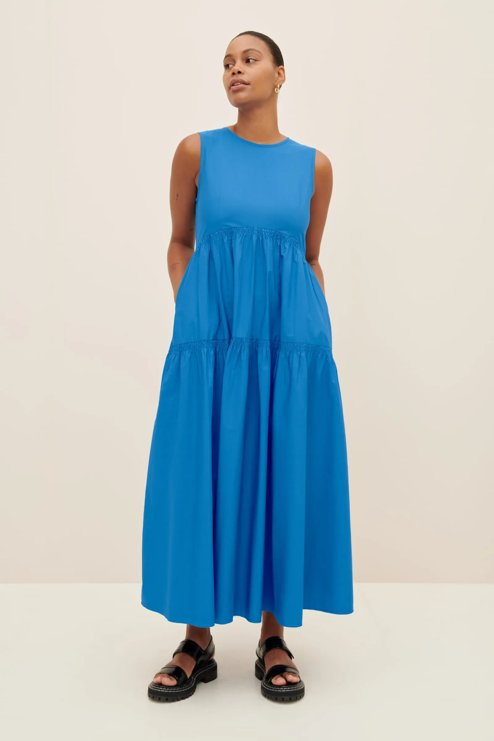 Kowtow Aurora Dress - Ocean