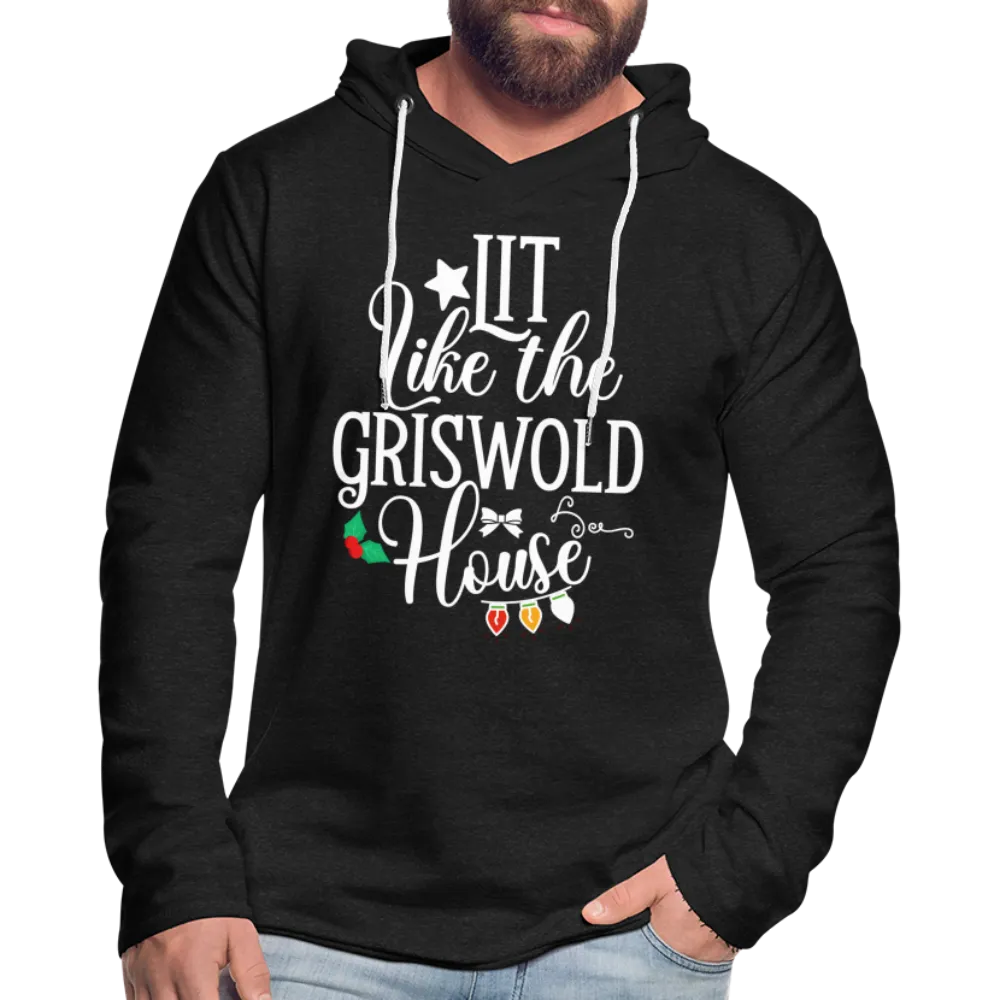 Lit Like The Griswold House Lightweight Terry Hoodie