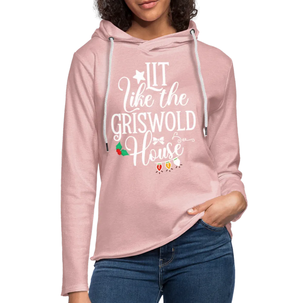 Lit Like The Griswold House Lightweight Terry Hoodie