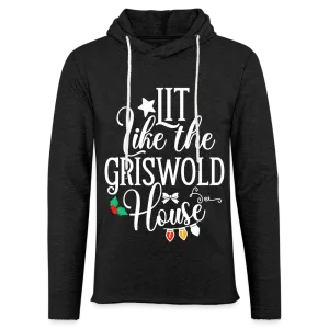 Lit Like The Griswold House Lightweight Terry Hoodie