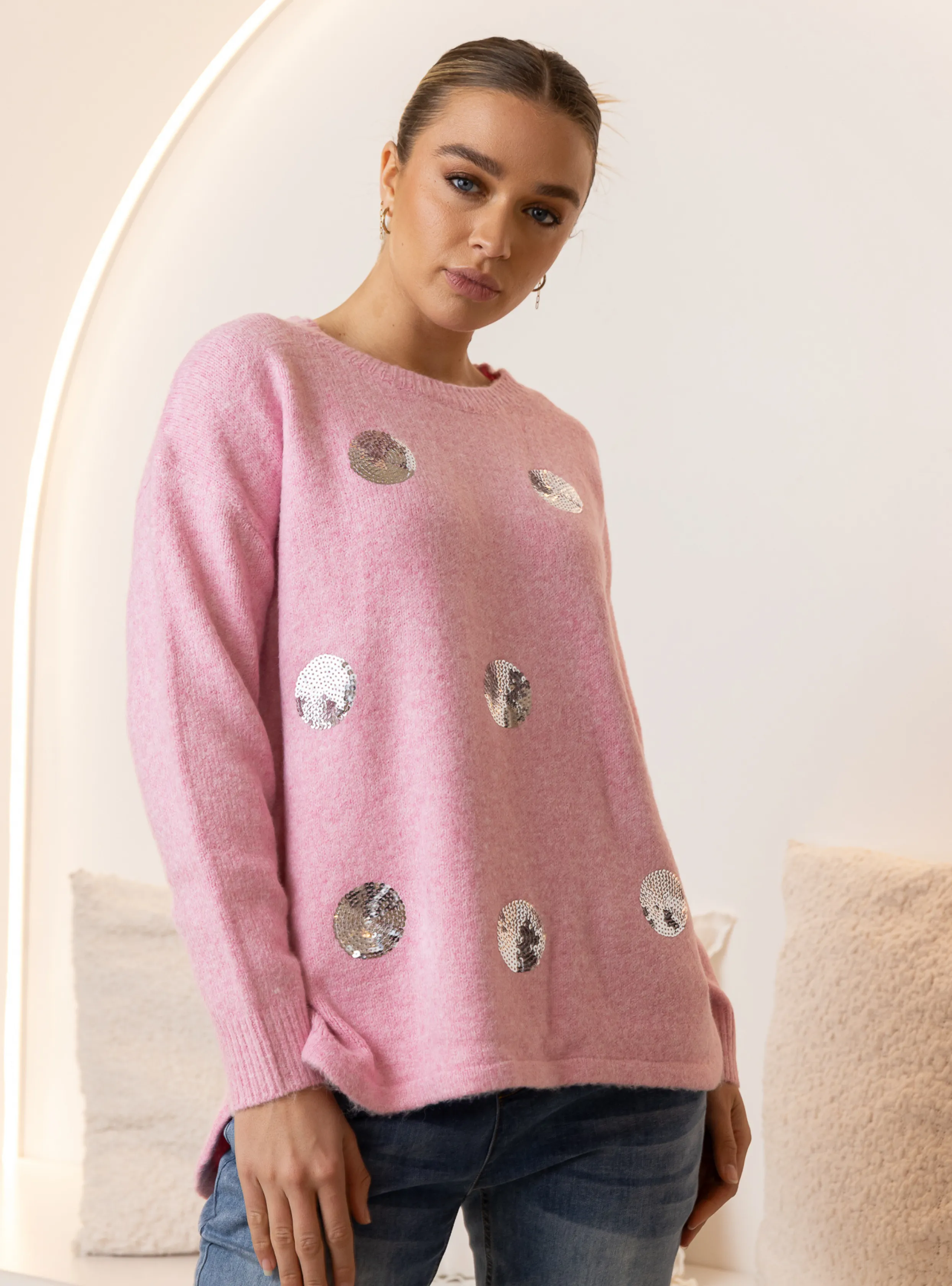 LOTTIE KNIT - Pink