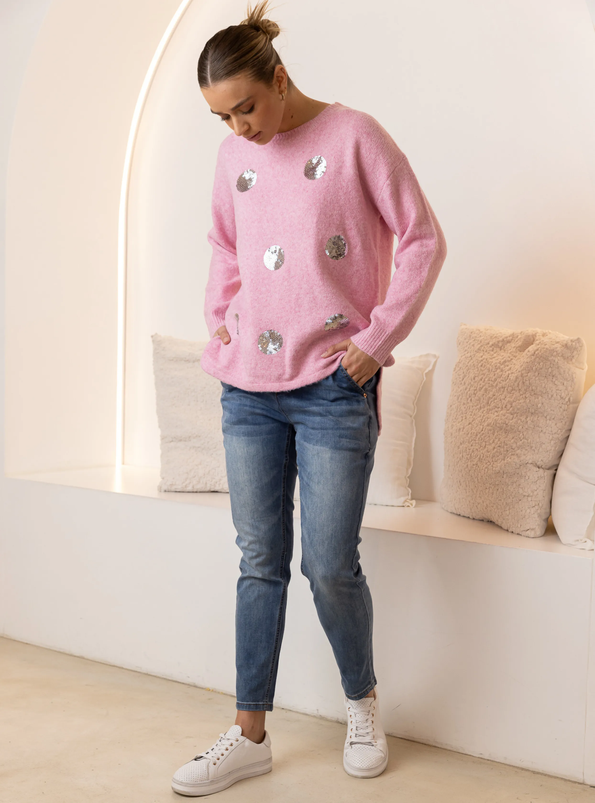 LOTTIE KNIT - Pink