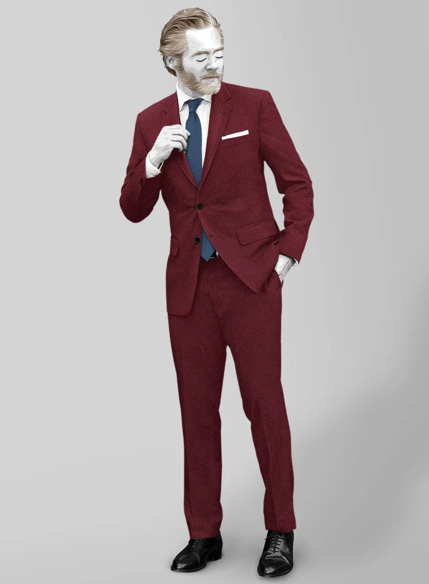 Napolean Cherry Bomb Wool Suit