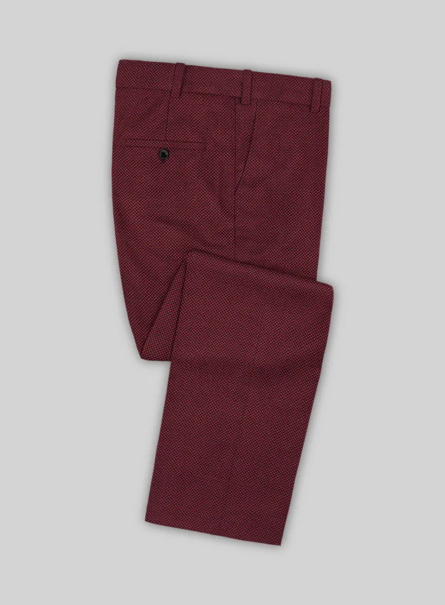 Napolean Cherry Bomb Wool Suit