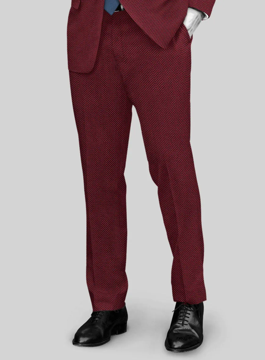 Napolean Cherry Bomb Wool Suit