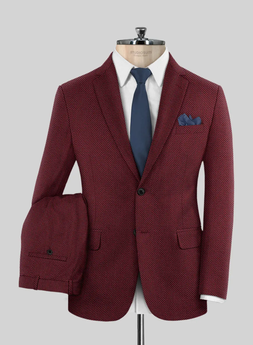 Napolean Cherry Bomb Wool Suit