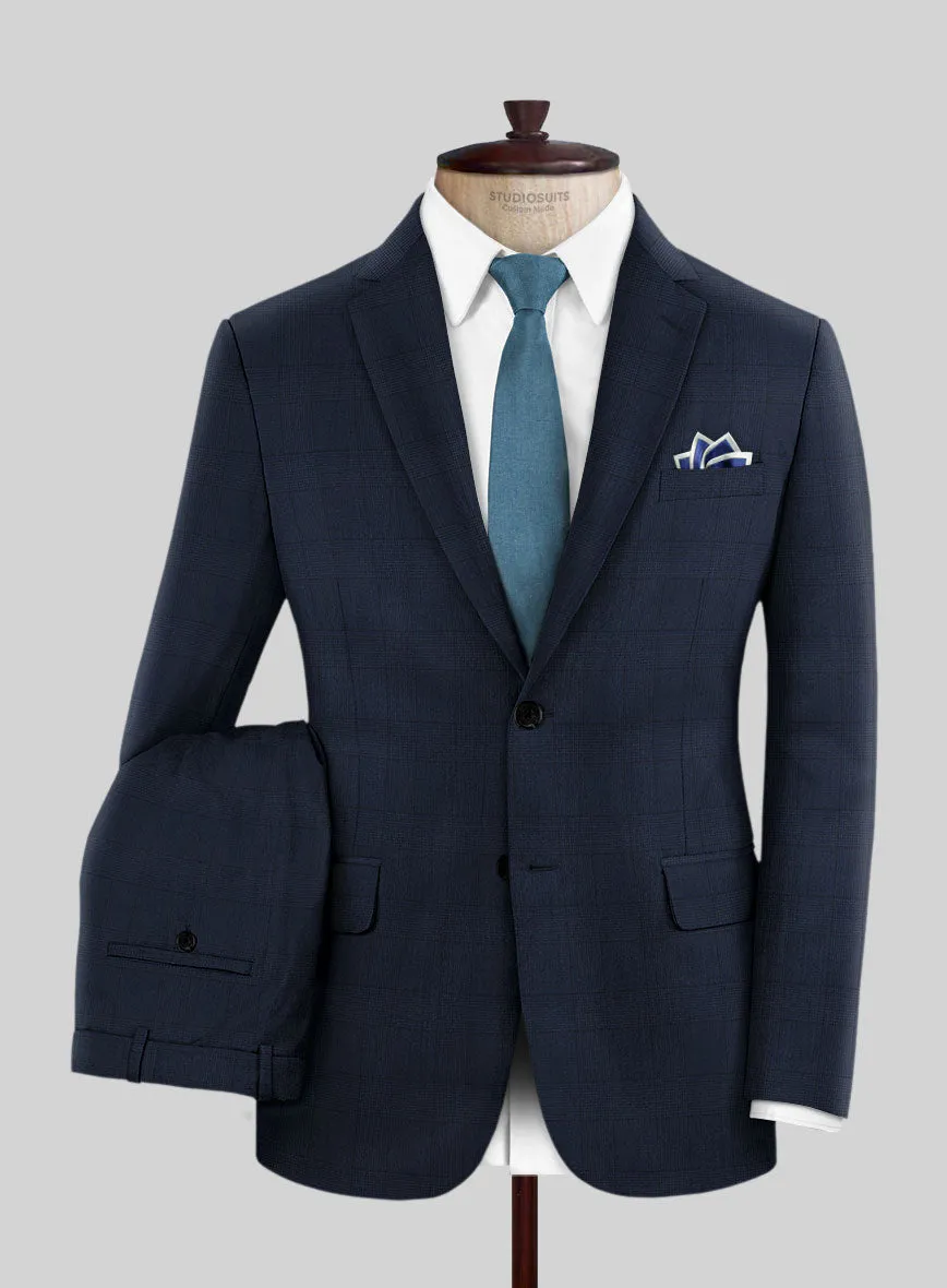 Napolean Classic English Blue Check Suit