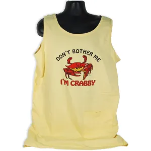 NSCR01Y Night Shirt 100% I'm Crabby Yellow