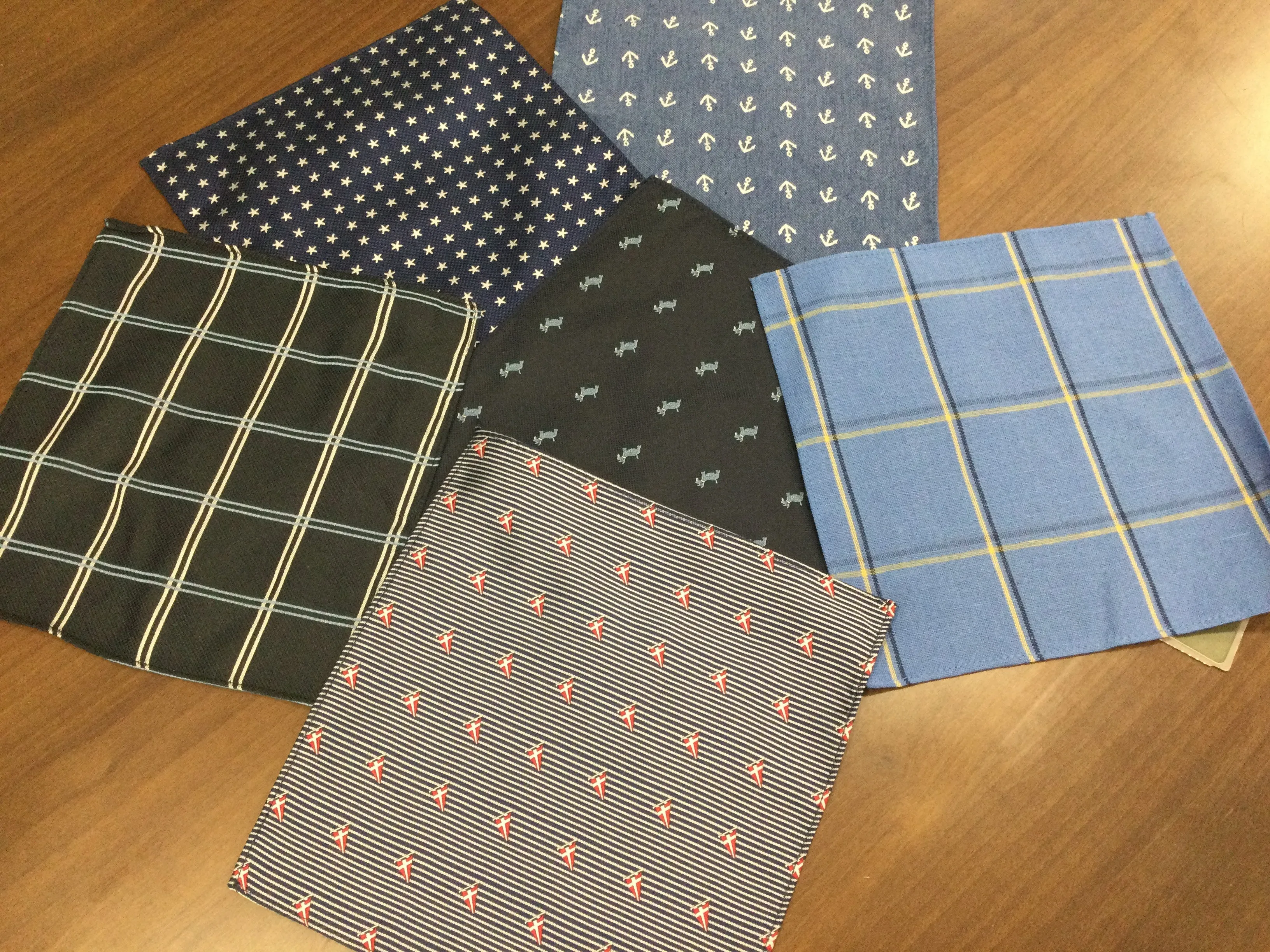 One Varone Boys Pocket Squares