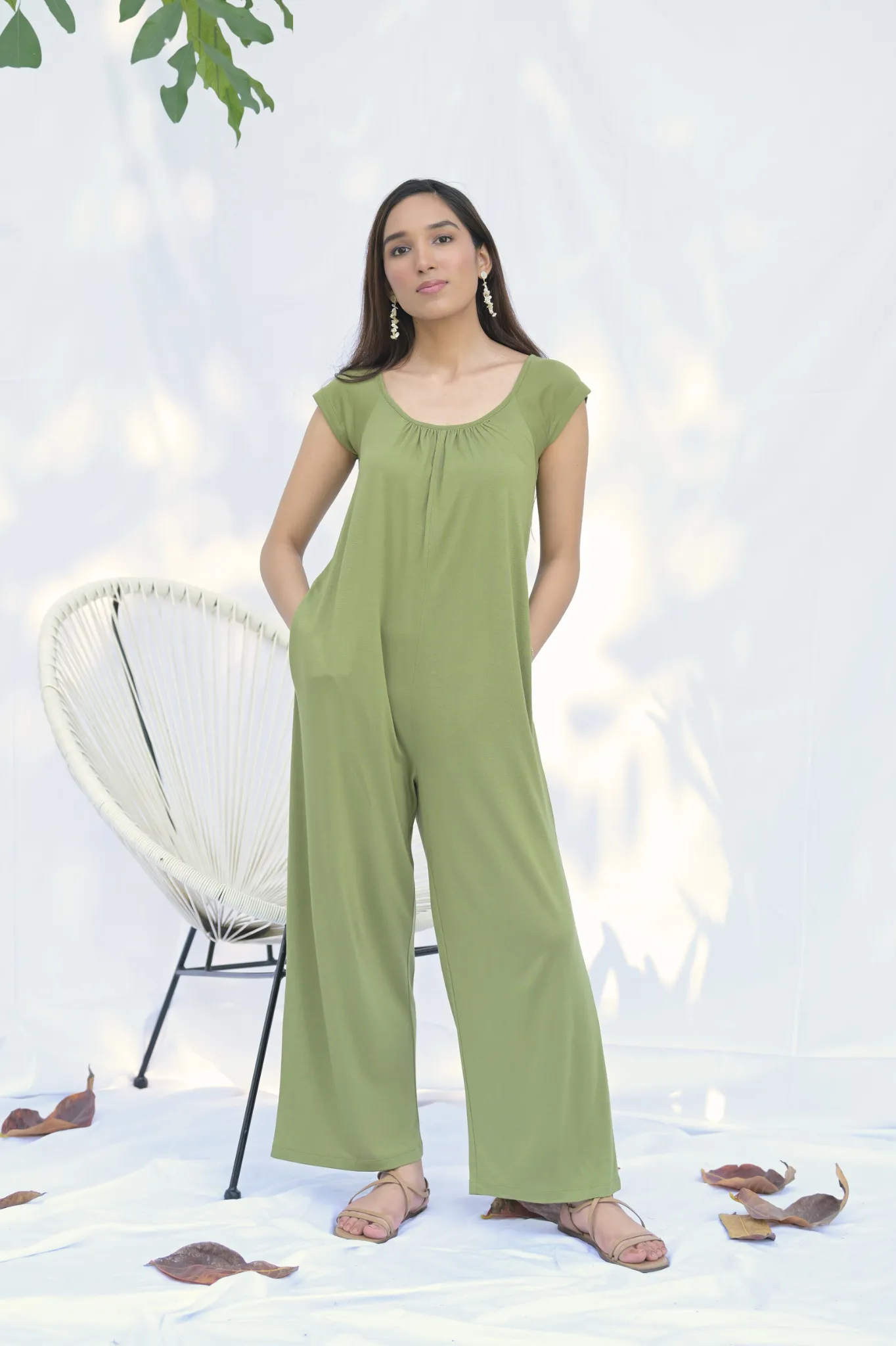 Peaceful Playsuit Green