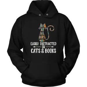 "Cats and books" Hoodie