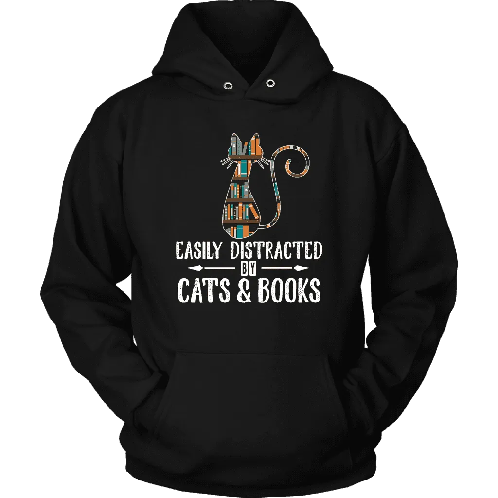 "Cats and books" Hoodie