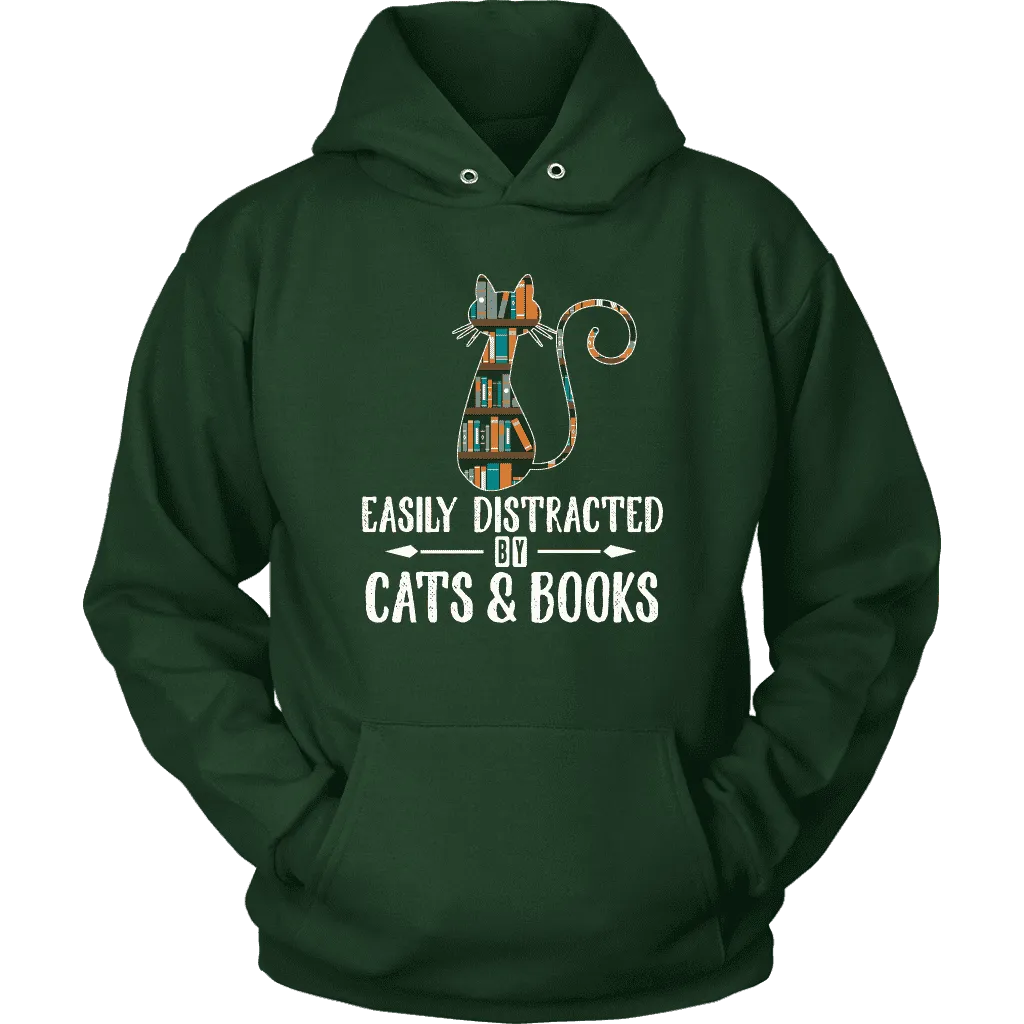 "Cats and books" Hoodie