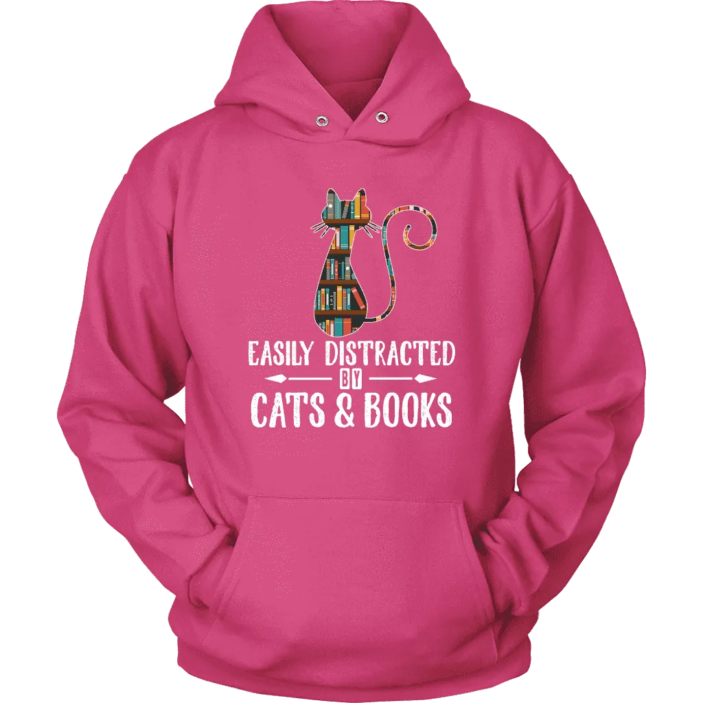 "Cats and books" Hoodie