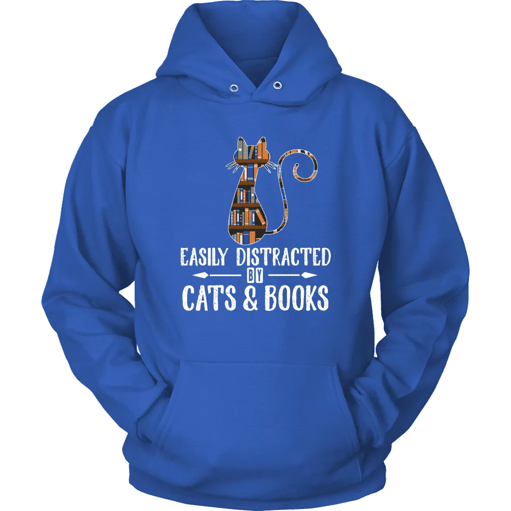 "Cats and books" Hoodie