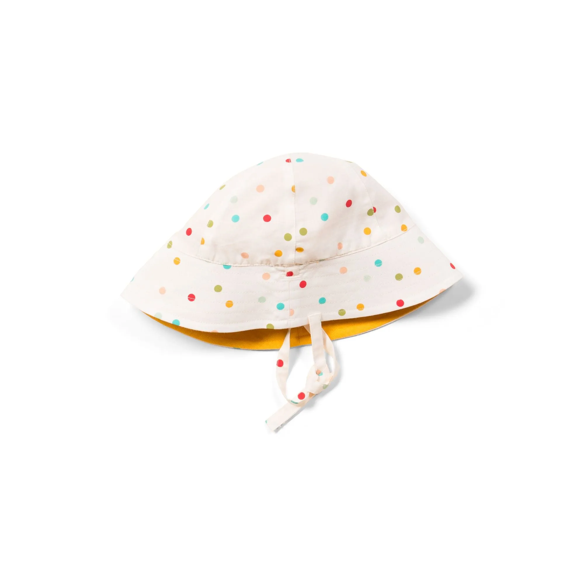 Rainbow Spots Reversible Sunhat - 1 Left Size 3-5 years