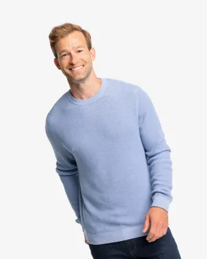 Southern Tide Men's Bailer Jade Crewneck Sweater / Harbour Mist