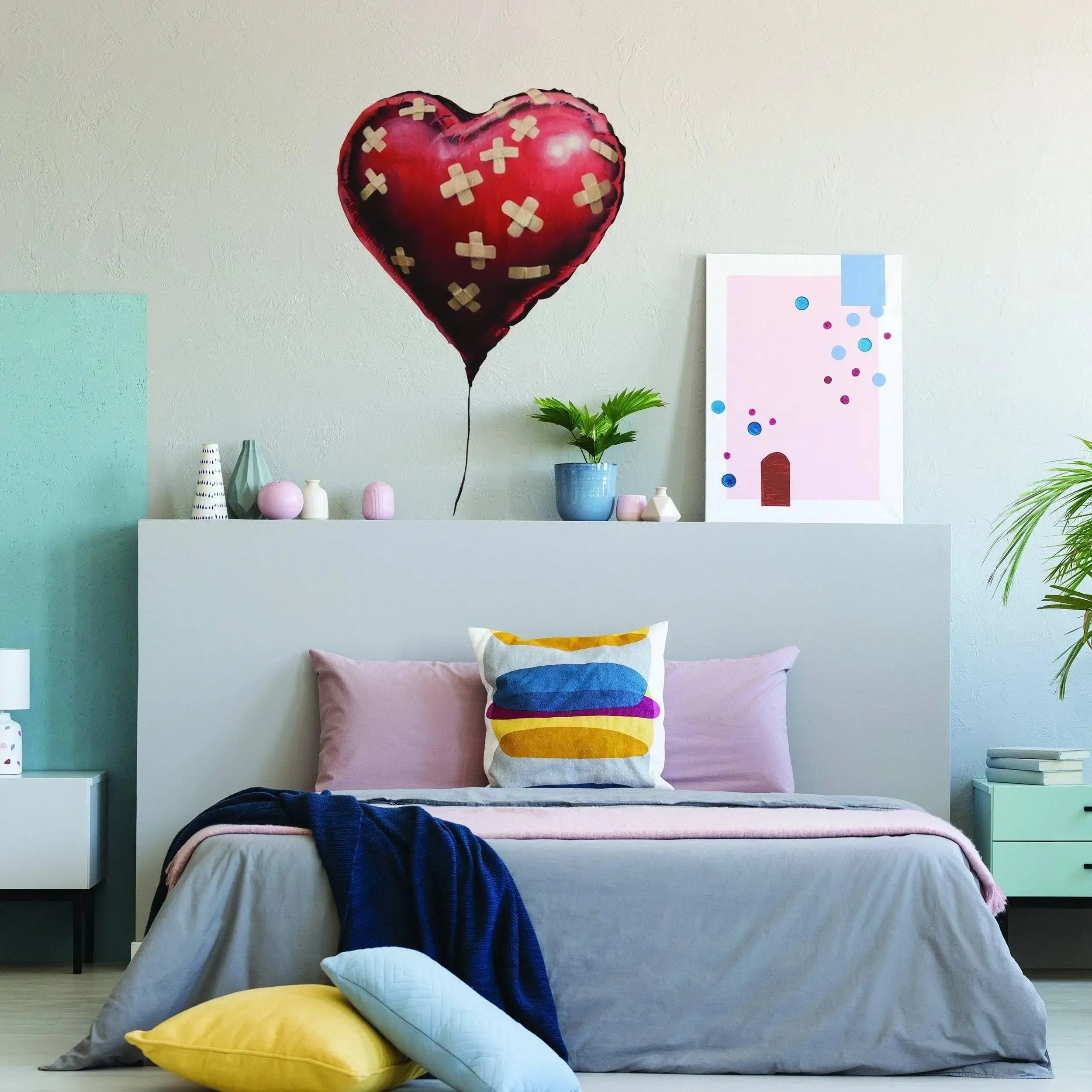 Stylish Modern Urban Chic Balloon Wall Sticker Decal for Home Decor