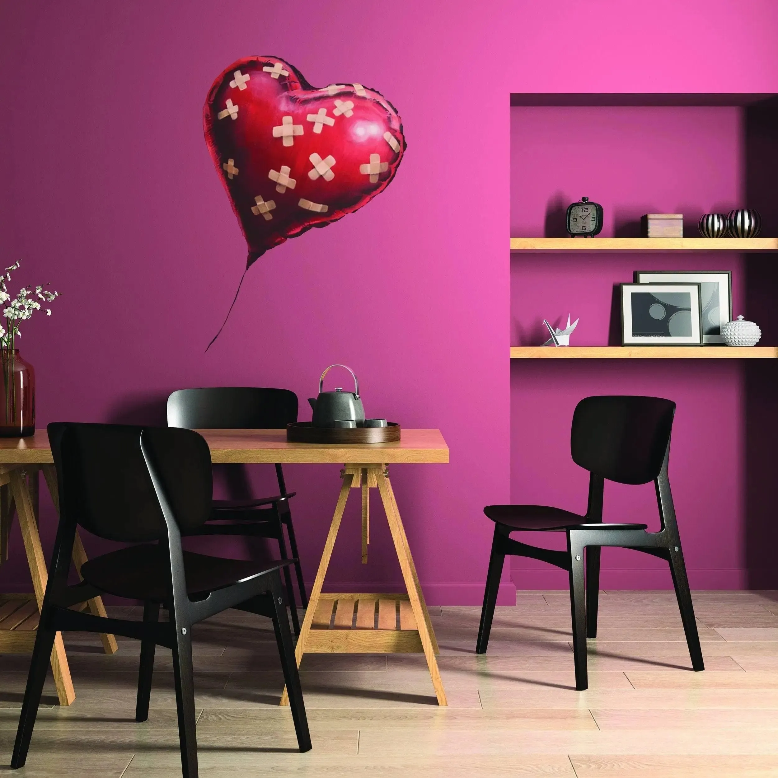 Stylish Modern Urban Chic Balloon Wall Sticker Decal for Home Decor